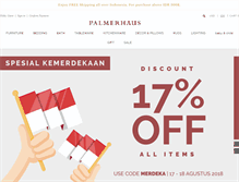 Tablet Screenshot of palmerhaus.com